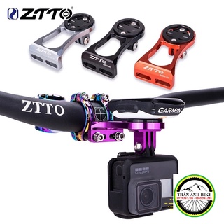 Giá bắt đồng hồ xe đạp cho Cateye, Garmin kèm gá treo đèn - Nhãn hiệu ZiTTO