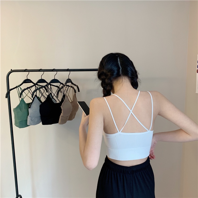 Áo Hai Dây Có Mút Đệm Ngực Thời Trang Quyến Rũ 48929