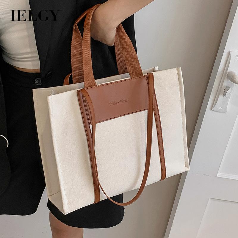 Túi Xách Tote Cỡ Lớn Phong Cách Retro Thời Trang