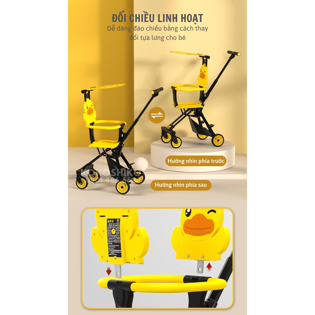 Xe đẩy du lịch gập gọn B.Duck 1058