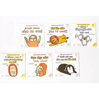 Sách - Ehon Cùng con học cách ứng xử (Dành cho bé 1 - 4 tuổi)