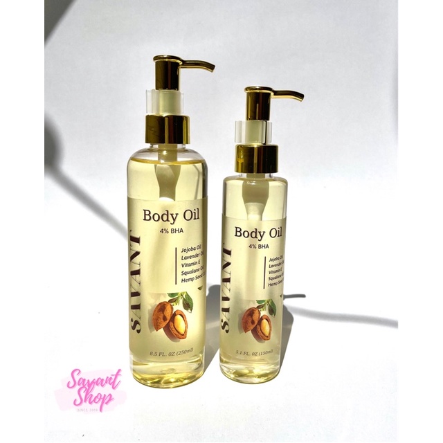 [4%BHA] Dầu Dưỡng Trắng Và Căng Bóng Da SAVANT [ BODY OIL]