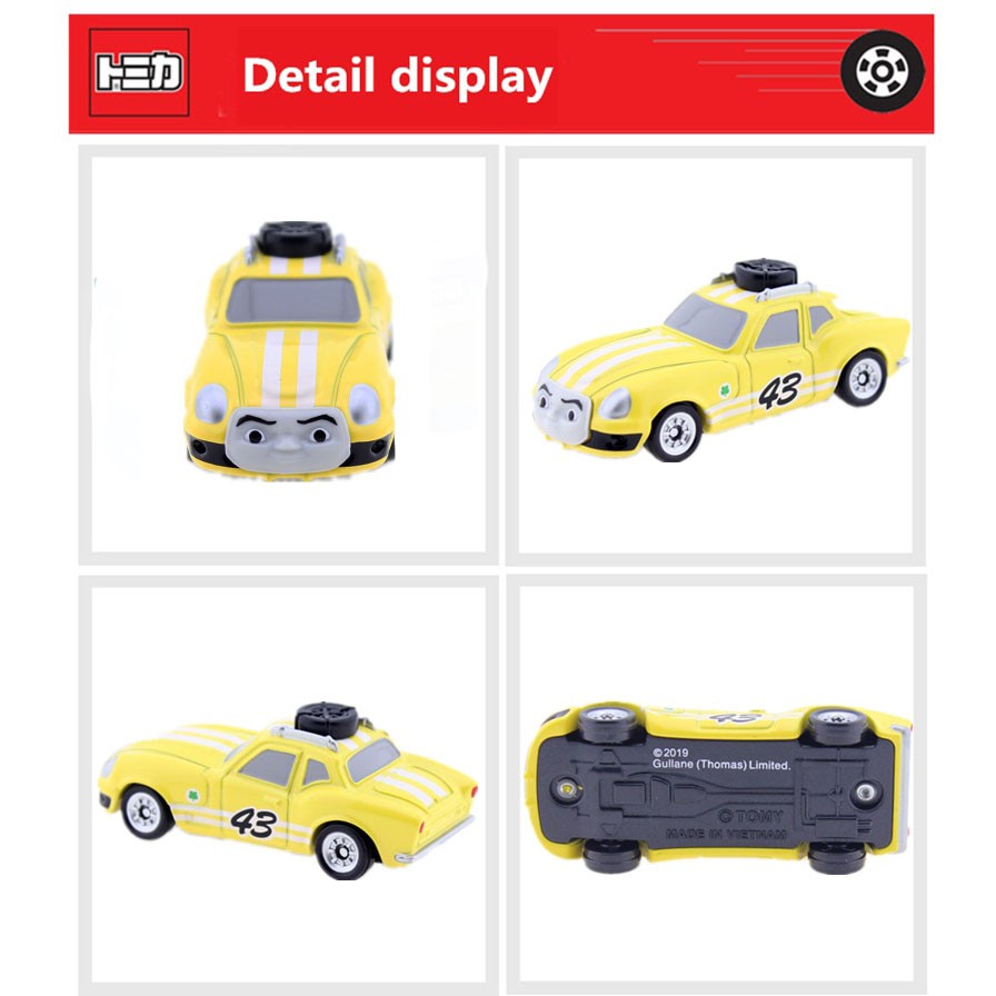 Xe mô hình đồ chơi Tomica Disney Gullane Thomas 43 Yellow (No Box)