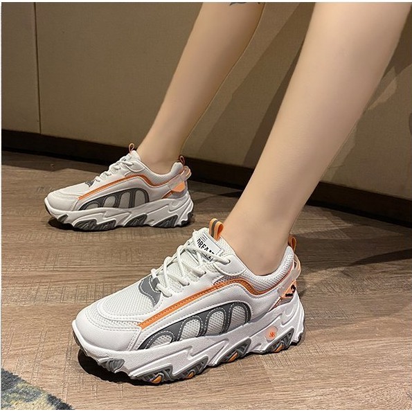 Giày Thể Thao Nữ Đế Viền 💖FREESHIP💖 Sneaker Nữ- Độn Đế Phối Màu Trẻ Trung TẶNG Lọ Tẩy Giày | BigBuy360 - bigbuy360.vn