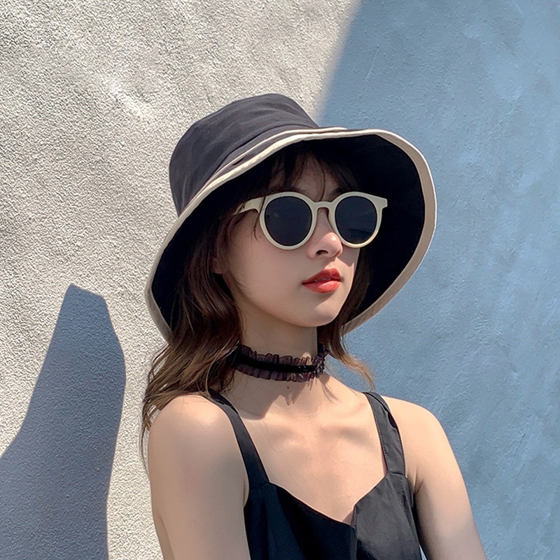 Nón tai bèo hai lớp chống nắng chống tia uv phong cách Nhật Bản dễ phối đồ cho cặp đôi