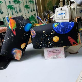 Hộp bút vải galaxy