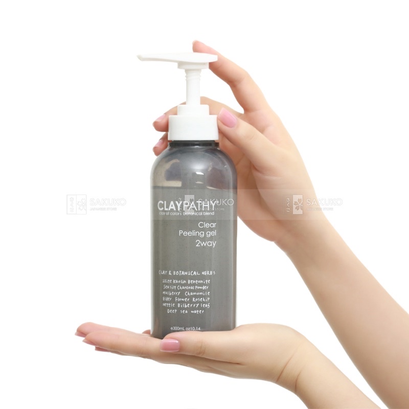 Gel tẩy da chết NHẬT BẢN Claypathy Clear Peeling 300ml-[Hàng Nhật Nội Địa]