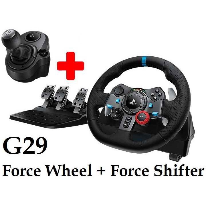 [ GIÁ SỐC ] - [ HOT ] - [ RẺ VÔ ĐỊCH ] - Combo Logitech G29 + Shifter - Chính Hãng Việt Nam - Mới 100%