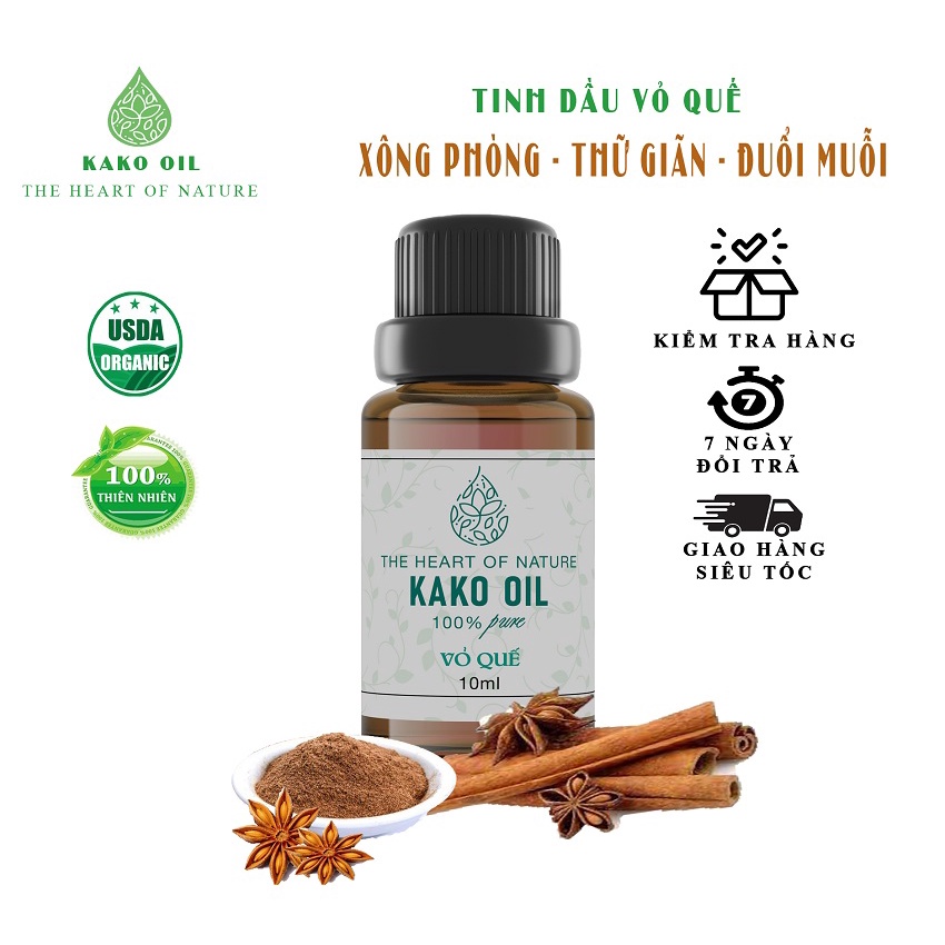 Tinh dầu Quế 💥 HÀNG CAO CẤP 💥 tinh dầu được chiết từ cành và lá của cây quế với phương pháp chiết tách từ hơi nước