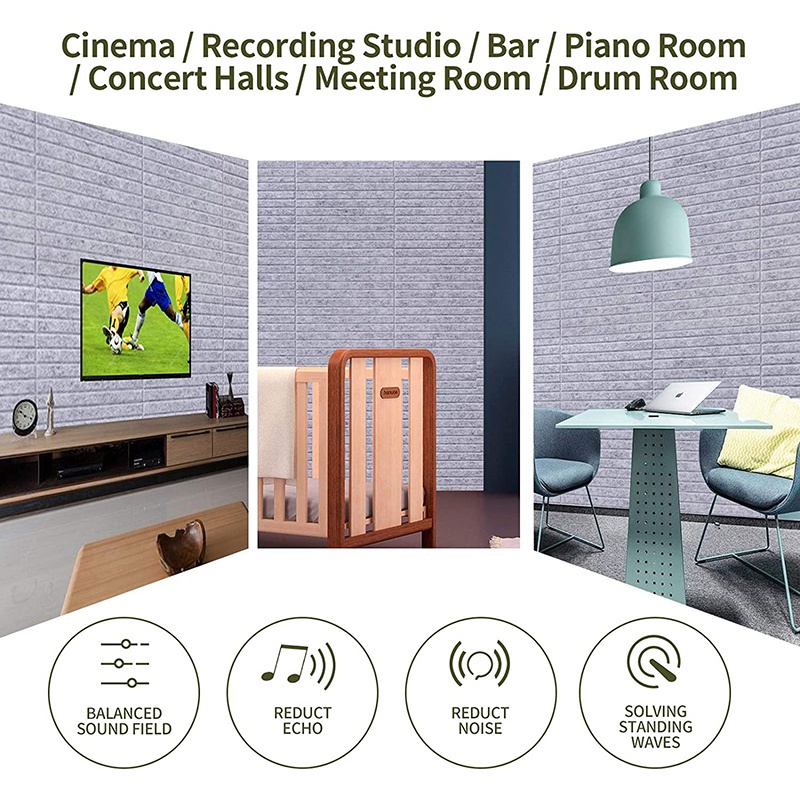 Set 16 Bảng Cách Âm Gắn Tường Dùng Để Trang Trí