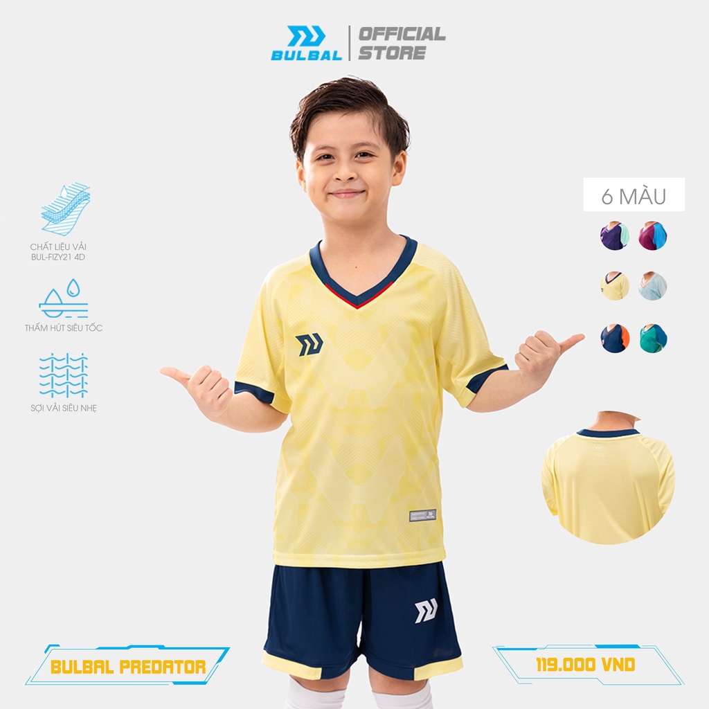 Đồ thể thao, đá banh, Quần áo bóng đá dành cho trẻ em BULBAL PREDATOR III - Dungcusport