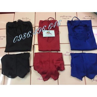 Bộ đồ ngủ 2s lụa đẹp cao cấp