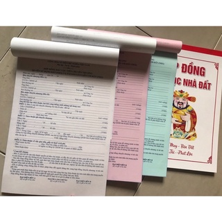 Hợp Đồng Đặt Cọc Nhà Đất Thần Tài 3 Liên Mẫu Mới 2022