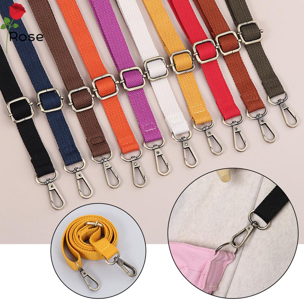 Dây Đeo Túi Xách Thời Trang Bằng Vải Canvas Bền Màu 130cm