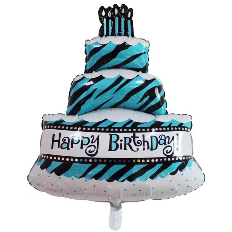 Bóng Bay Tráng Nhôm Ba Lớp 100X69Cm Trang Trí Tiệc Sinh Nhật