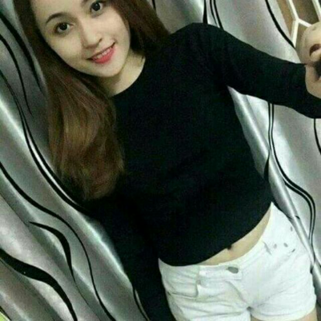 ÁO CROPTOP TAY DÀI ( chất bao đẹp )