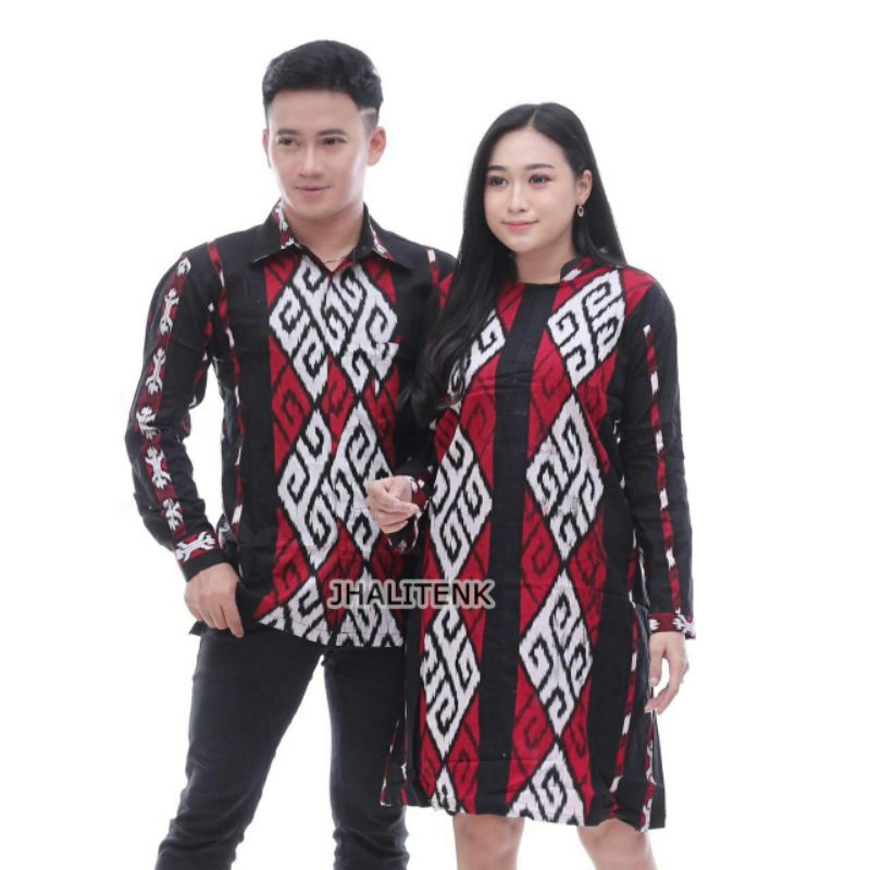 Vài Đôi Batik | Vài Đôi Hiện Đại Batik | Áo Đôi Batik | Áo Dài batik Cho Cặp Đôi Maura Sania ruffle batik Đảm Bảo Sự Bảo Vệ