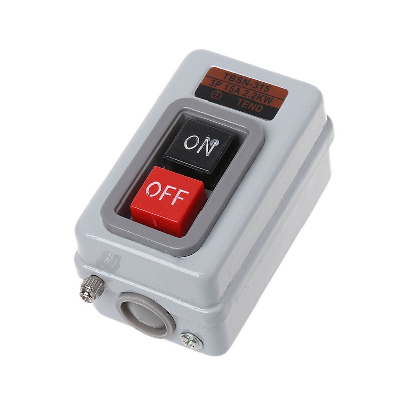 Công tắc nút nhấn ON / OFF AC 380v 15A 2.2kw
