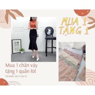 Chân váy đuôi cá dáng dài 70cm thời trang nữ