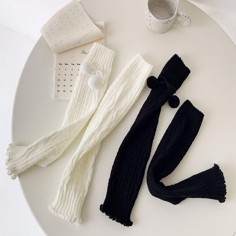 Dwayne Vớ Dệt Kim Giữ Ấm Chân Dáng Rộng Màu Sắc Ngọt Ngào Phong Cách Lolita Nhật Bản Thời Trang Thu Đông Cho Nữ