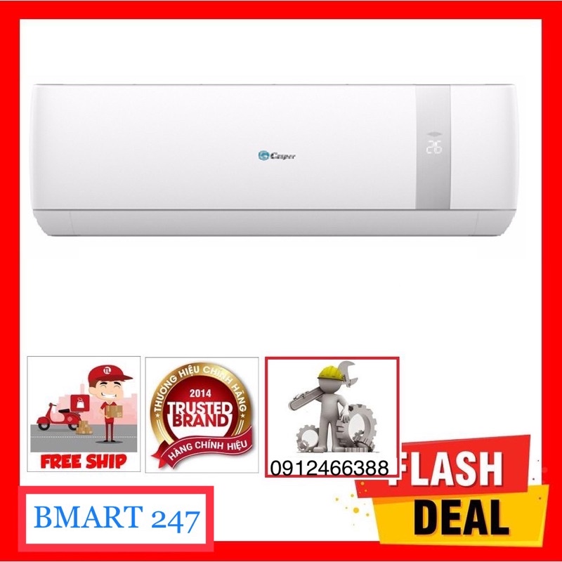 Điều hòa Casper 9000BTU, 12000BTU, 18000BTU, 24000BTU 1 chiều | 2 chiều Inverter [Mới 100%, hàng chính hãng, BH 3 năm]