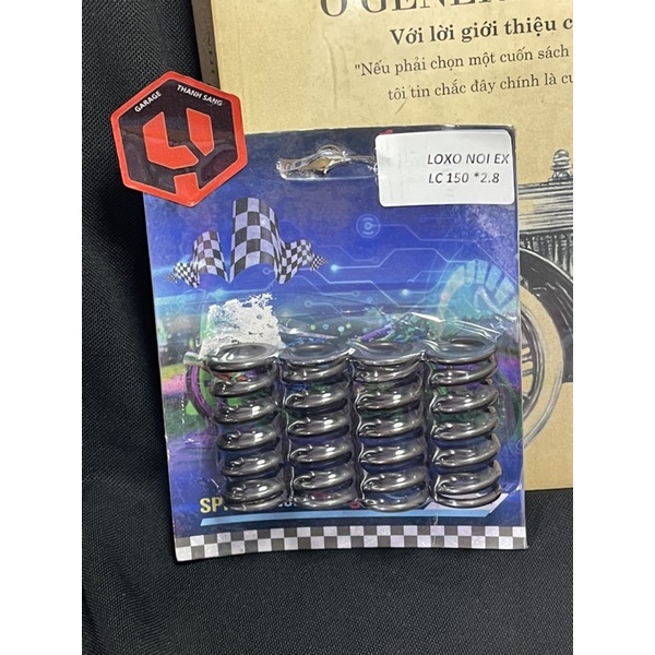 Lò xo đầu HL Racing thép nhật cho Ex150, có thể gắn cho Ex135 xài lông đền chân dày