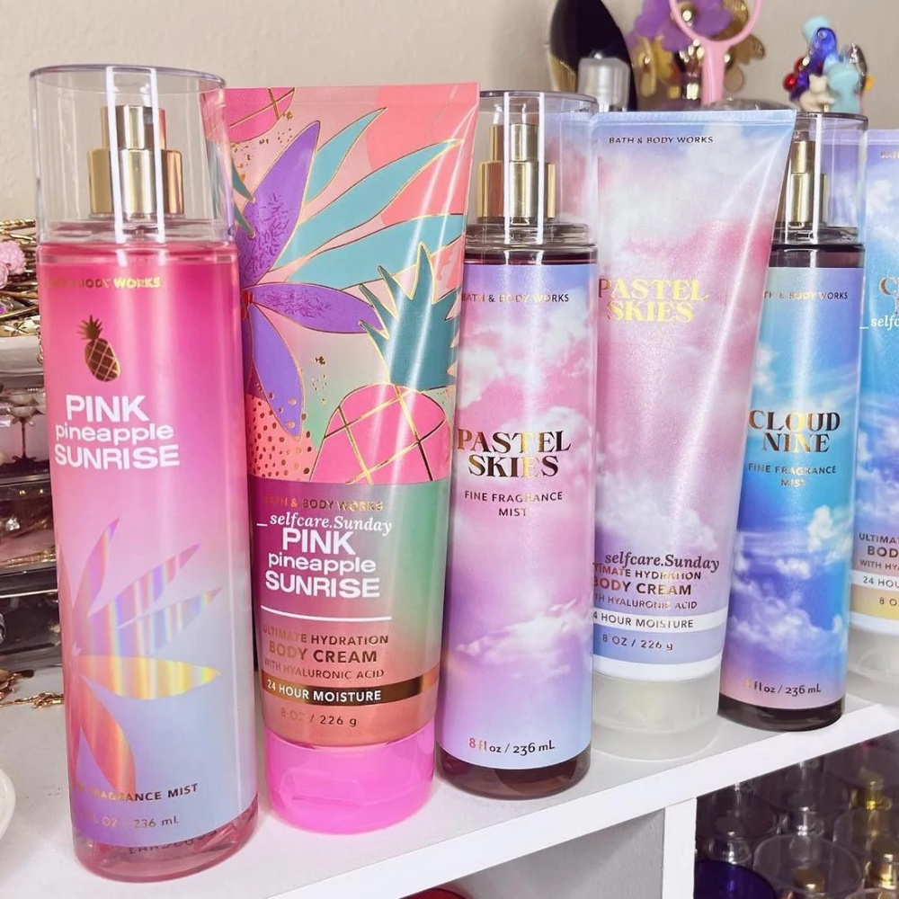 Xịt Thơm Toàn Thân Body Mist Bath&Body Works Pink Sunrise 236ml