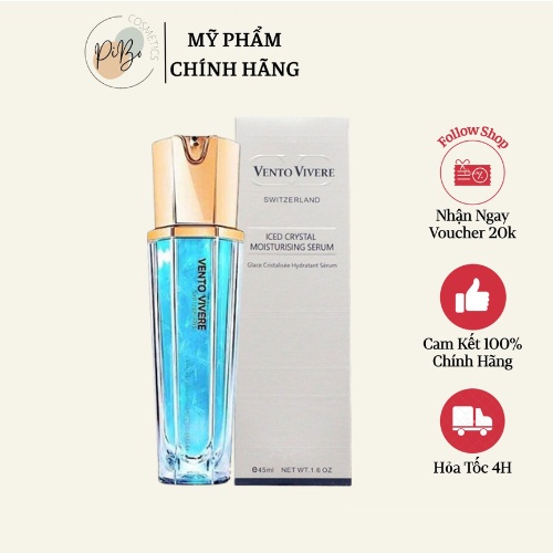 SERUM DƯỠNG DA VENTO VIVERE ICE CRYSTAL 45ml THỤY SĨ
