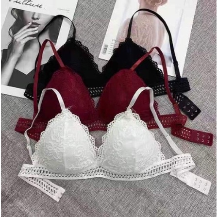 ÁO LÓT BRA REN HOA MÚT MỎNG CÀI SAU 7311 LOẠI ĐẸP