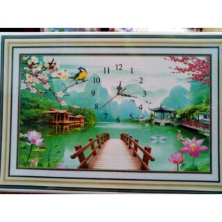 Tranh đá đồng hồ df2704