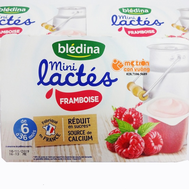 [1/2022]Sữa chua Bledina, Nestle 6x60gr/lốc hàng Pháp