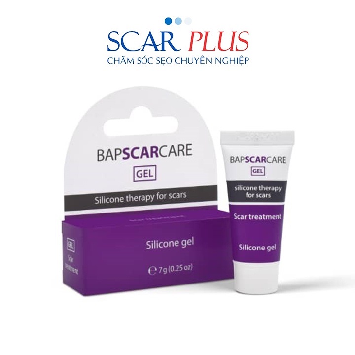 Silicone gel Bap Scar Care chăm sóc toàn diện cho sẹo thâm, sẹo lồi &amp; sẹo lõm BapScarCare