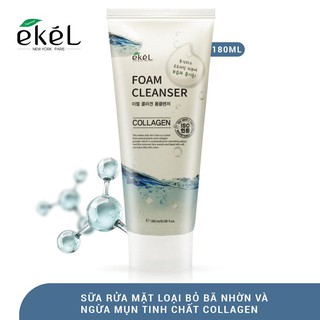 Sữa rửa mặt Collagen (Ekel Foam Cleanser) 180ml
