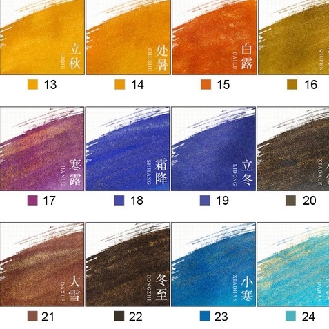 [Lỗ Store] Màu Mực Nhũ 5ml (Mã N13 - N24 )