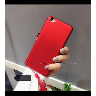 Ốp lưng Vivo V5 dẻo màu đỏ