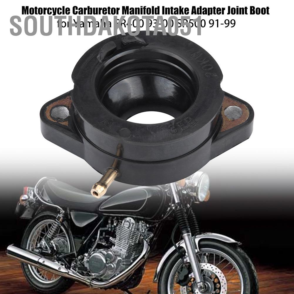 Hàng Sẵn Đầu Nối Chuyển Đổi Giao diện chế hòa khí xe máy Bằng Cao Su cho Yamaha SR400 93-00 SR500 91-99【Southdakota051】