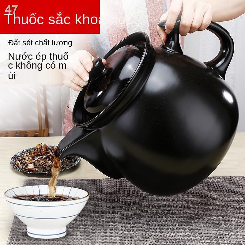 Jlửa hở 6 Nồi sắc dung tích lớn 7L, thuốc bắc, ấm hầm gốm sứ gia dụng