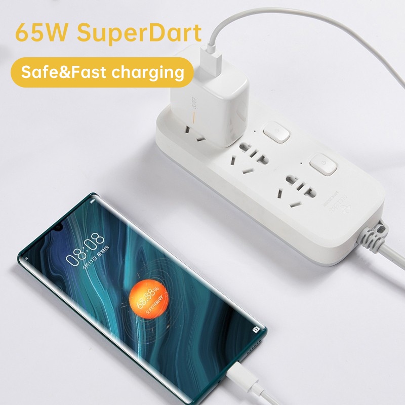 Dây Cáp Sạc Nhanh 6.5A 65W Type-C USB C Cho Realme GT 2 9 Pro 8 7 X50 OPPO Find X2 Reno 3 30W