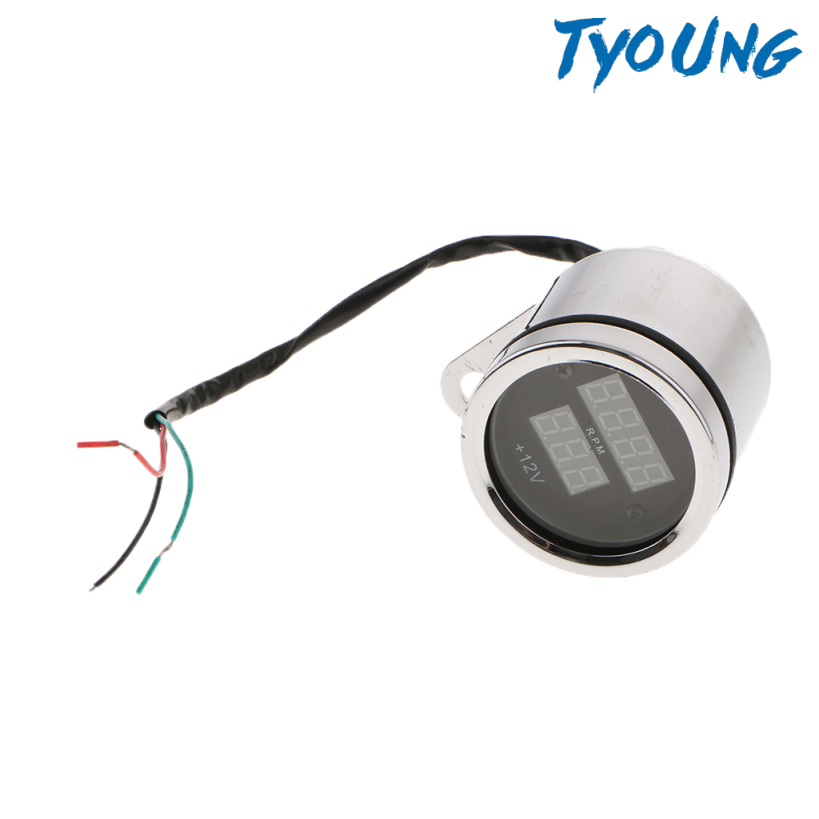 Máy Đo Tốc Độ Kỹ Thuật Số Có Đèn Led Cho Xe Mô Tô