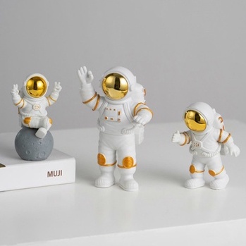 Đèn Ngủ Mặt Trăng 3D Tặng Kèm 3 Phi Hành Gia Siêu Đẹp - Đèn Decor trang trí bàn làm việc phòng ngủ