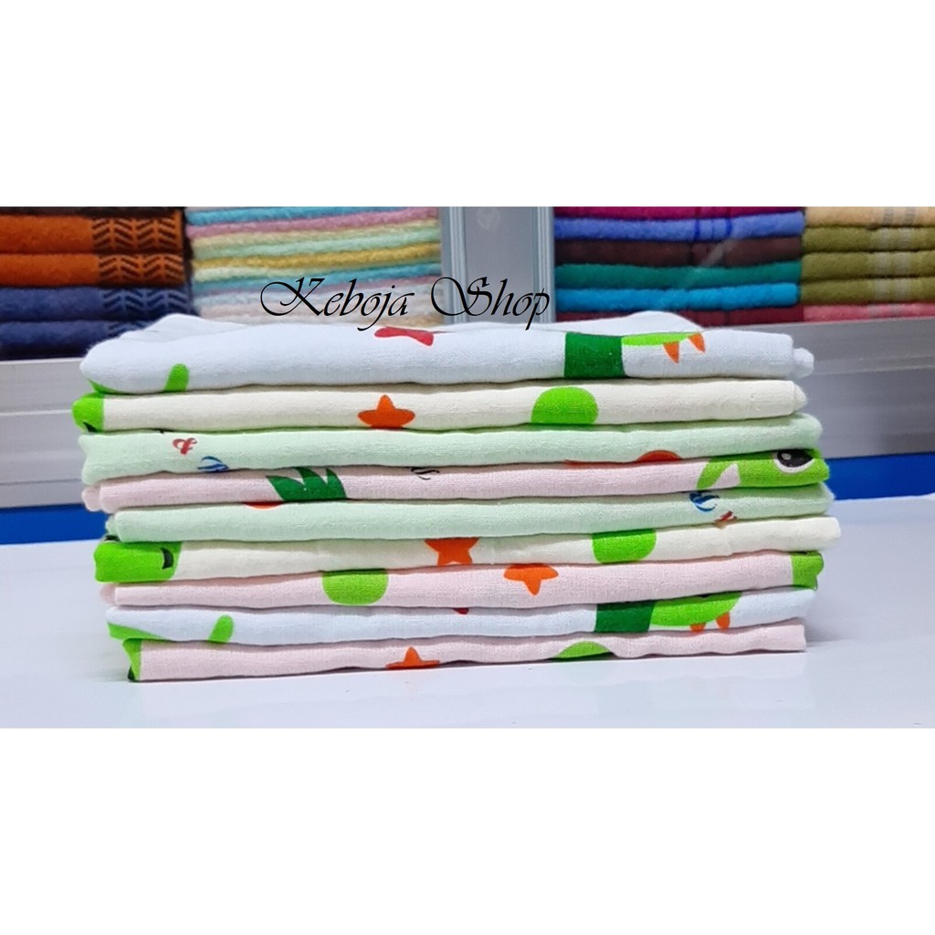 Khăn gạc cotton cao cấp, khăn xô 2 mặt, khăn trẻ em hình con ong 40x75