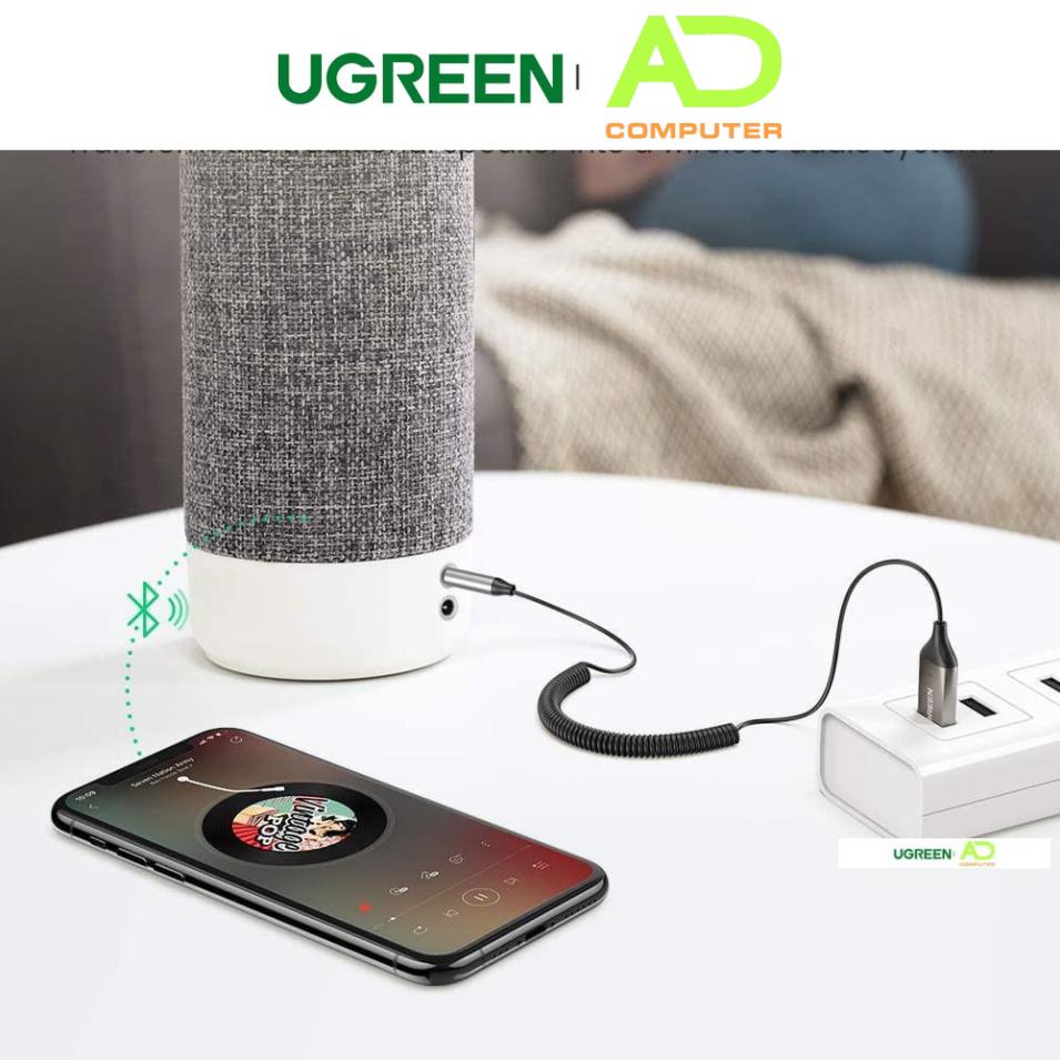Bộ thu Bluetooth 5.0 tích hợp mic đàm thoại UGREEN CM309 70601