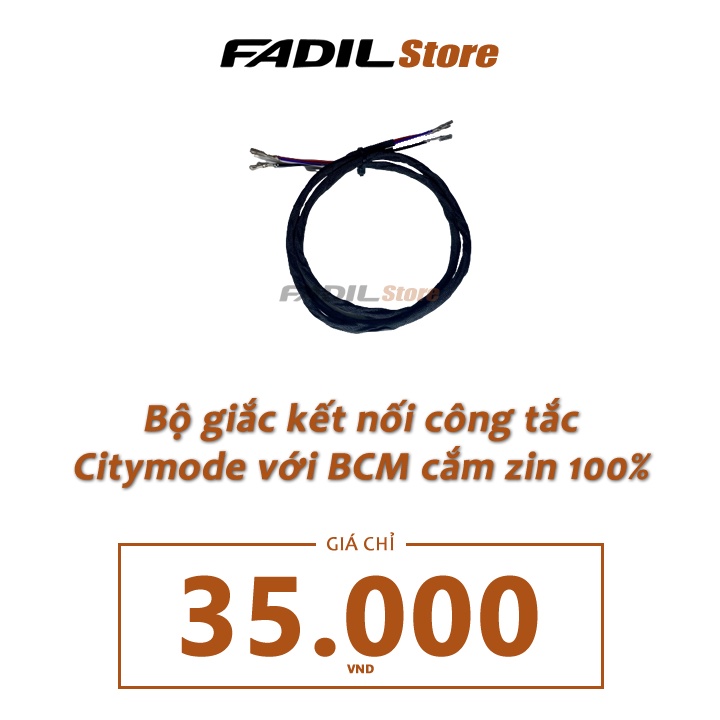 Bộ giắc kết nối công tắc Citymode với BCM cắm zin 100%