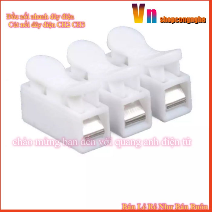 100 CHIẾC CÚT NỐI DÂY ĐIỆN CH-2, CH3