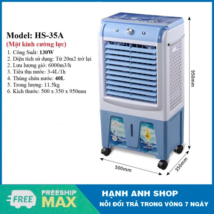 Quạt Điều hòa không khí HS-35A , HS-588A, HS-628 , HS-528 - Quạt Hơi Nước Công Suất Lớn -Bảo hành 1 năm | BigBuy360 - bigbuy360.vn