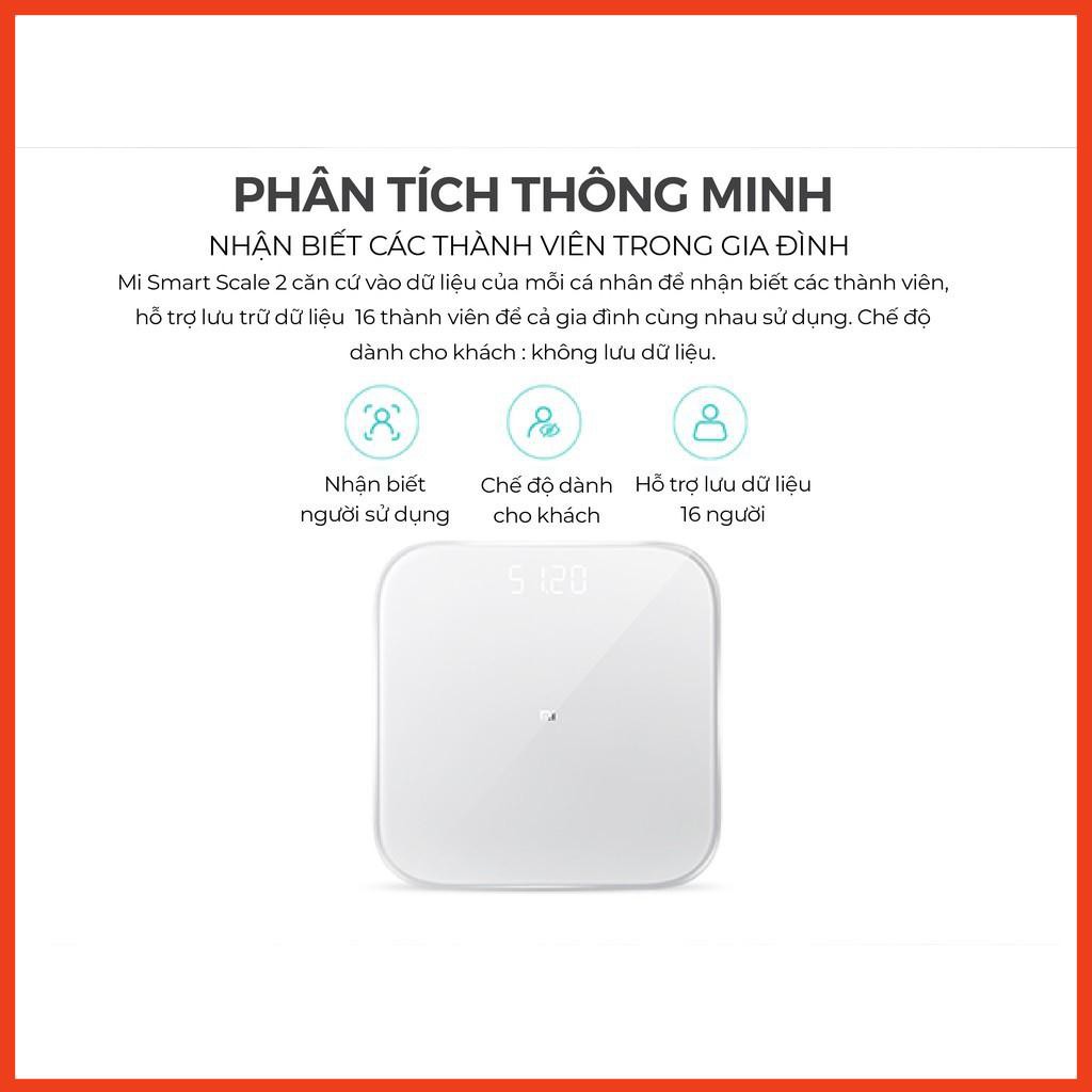 [BẢN QTE - BH DIGIW ORLD] Cân điện tử thông minh Xiaomi Mi Smart Scale Gen 2 | phân tích BMI | XIAOMI ECOSYSTEM STORE