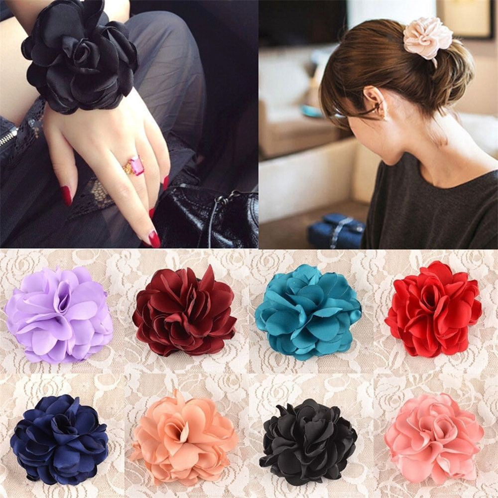 Flower Rose Holder Scrunchie Accessories Rope Rope