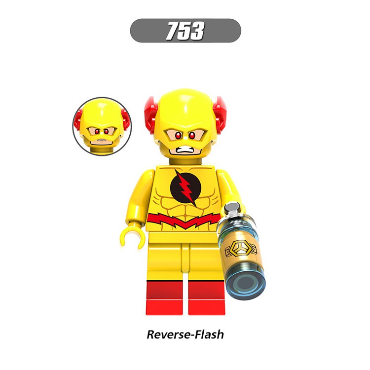 Minifigures Marvel DC Các Mẫu Nhân Vật Flash Cyborg Batman Lobo Mẫu Siêu Đẹp X0178