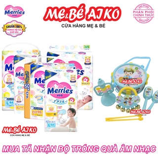 Bỉm/tã dán/quần thường/cộng miếng merries nb/s/m/l/xl, quần m58/l44/xl38/xx