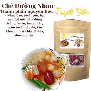 CHÈ DƯỠNG NHAN TUYẾT YẾN THANH LỌC NHUẬN SẮC/ 450gr Nấu được 20 chén